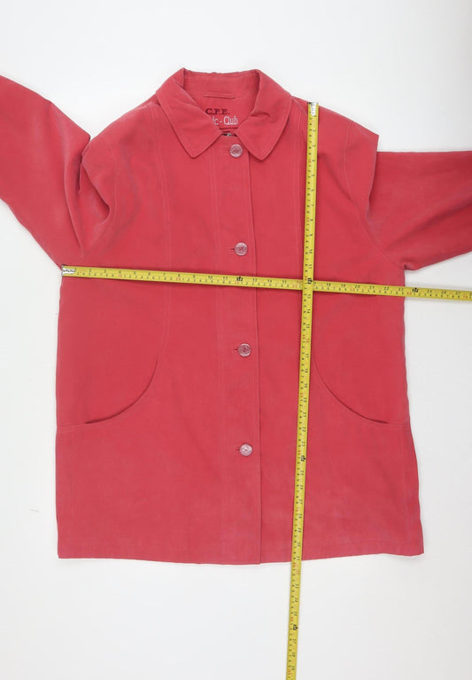 Womens UK Size 14 C.F.E. Classic Club Red Basic Jacket