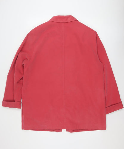 Womens UK Size 14 C.F.E. Classic Club Red Basic Jacket