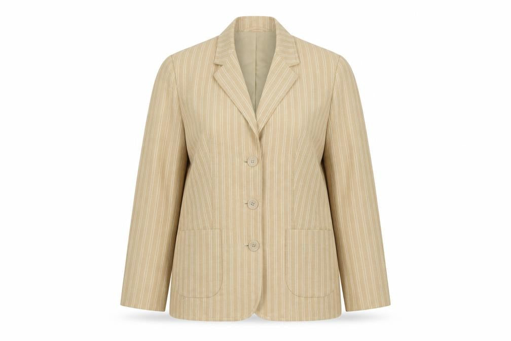Womens UK Size 10 Marks and Spencer Regular Beige Blazer