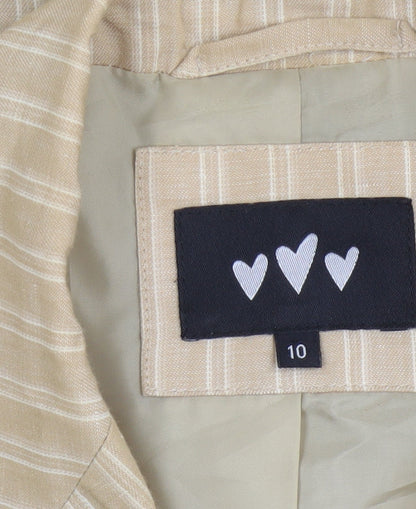 Womens UK Size 10 Marks and Spencer Regular Beige Blazer