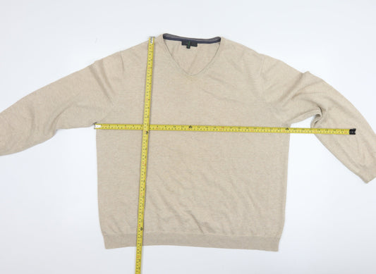 Mens UK Size XL Jasper Conran Beige Pullover Jumper