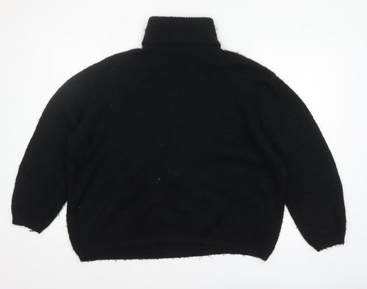 Womens UK Size S ASOS DESIGN Black Pullover Jumper