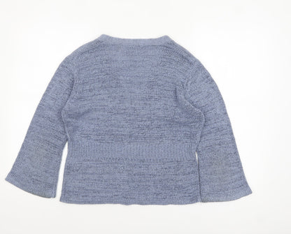 Womens UK Size 12 Marks and Spencer Blue Cardigan Jumper