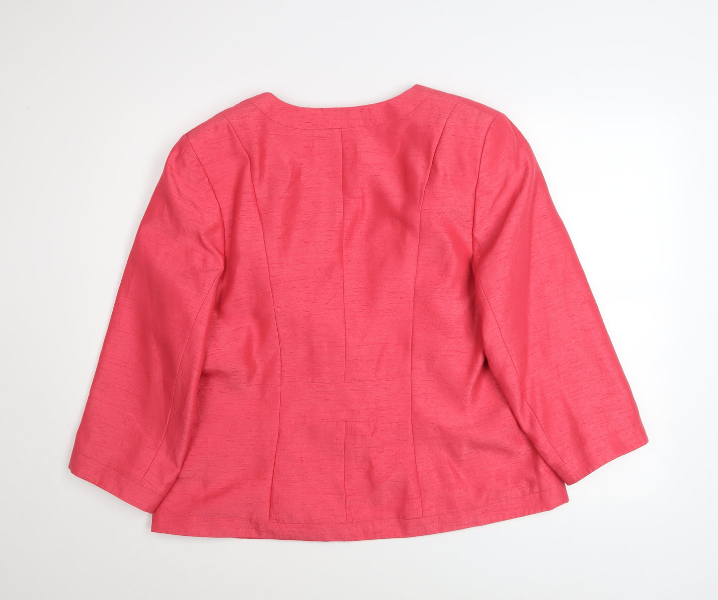Debenhams Women’s Pink Lined Short Blazer Jacket Size 18