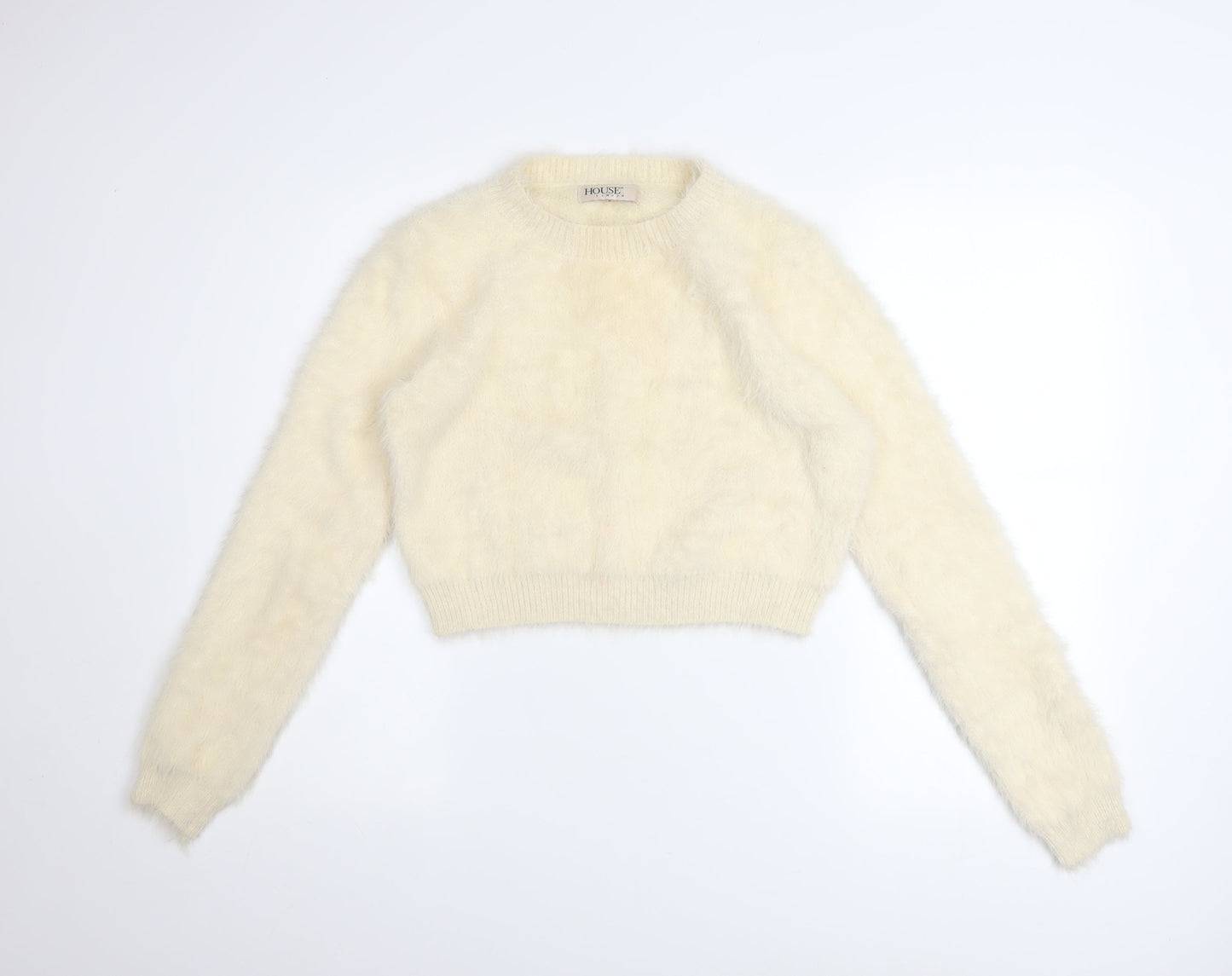 Womens UK Size S House of London Ivory Pullover Jumper