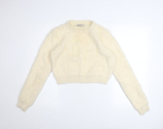 Womens UK Size S House of London Ivory Pullover Jumper