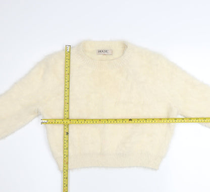 Womens UK Size S House of London Ivory Pullover Jumper