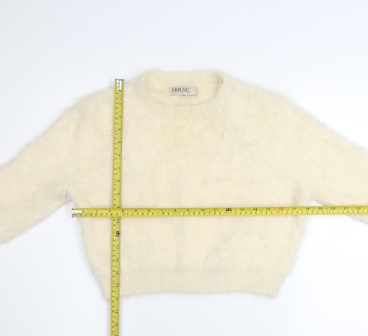 Womens UK Size S House of London Ivory Pullover Jumper