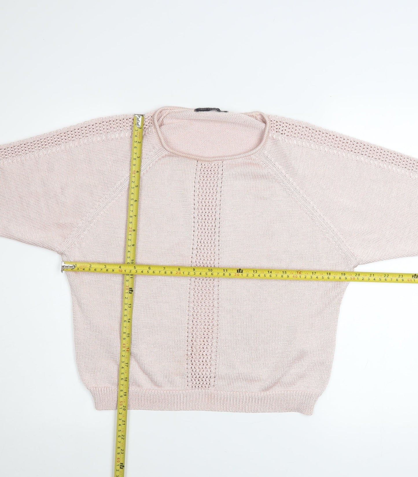 Womens UK Size 14 Marks and Spencer Pink Pullover Jumper