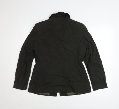 Womens UK Size 12 Ambience Black Basic Jacket
