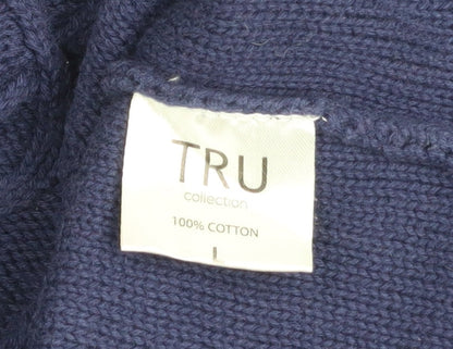 Womens UK Size L TRU collection Blue Pullover Jumper