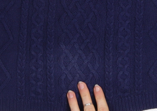 Womens UK Size L TRU collection Blue Pullover Jumper
