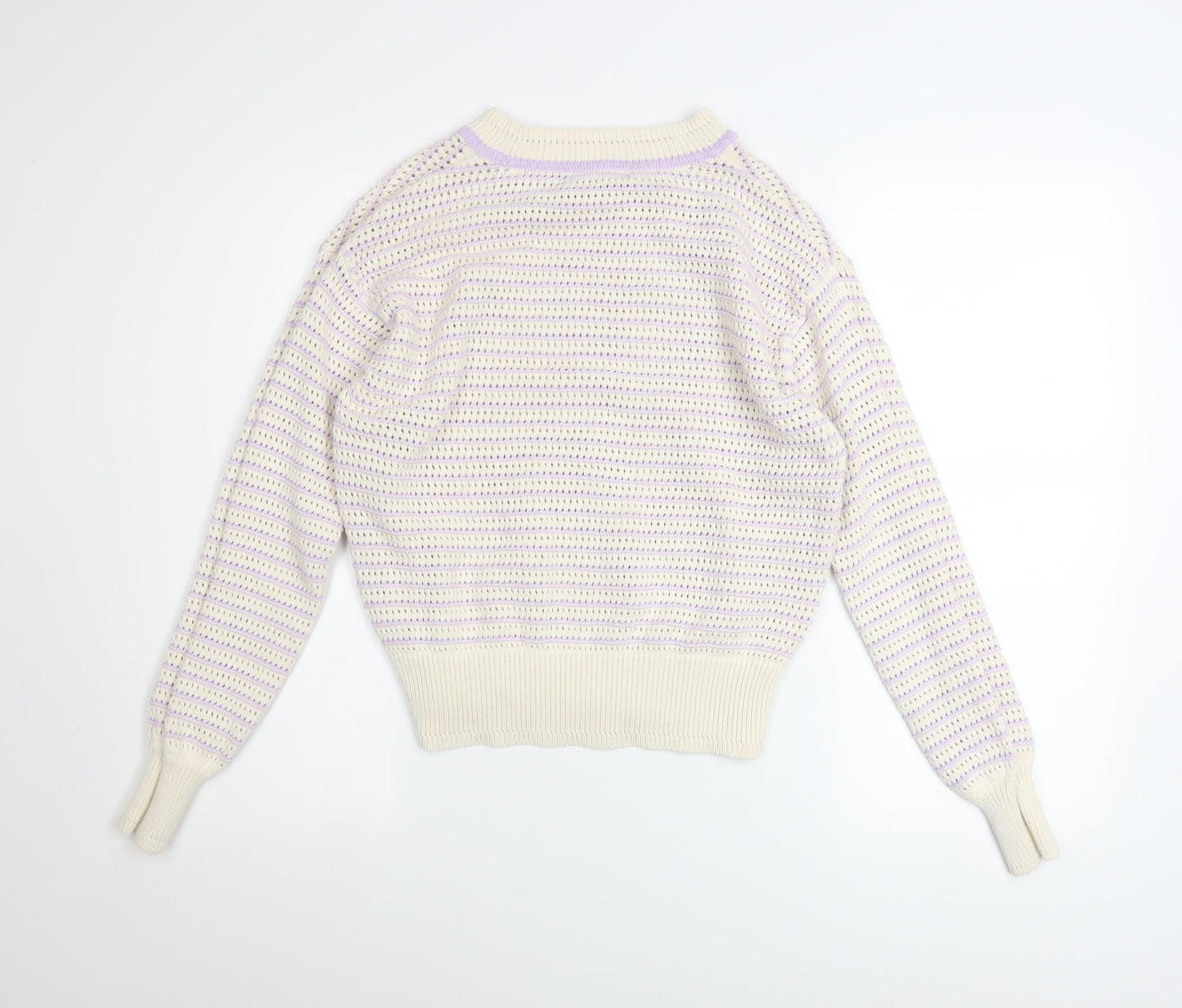 Womens UK Size S Marks and Spencer Ivory Pullover Jumper