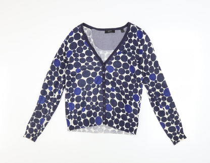 Womens UK Size S Esprit Blue Cardigan Jumper