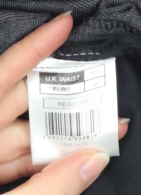 Mens UK Size 38 in Karl Jackson Regular Fit Dress Pants Grey Trousers