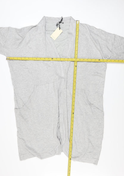 Womens UK Size 24/26 Capsule Grey Cardigan Jumper
