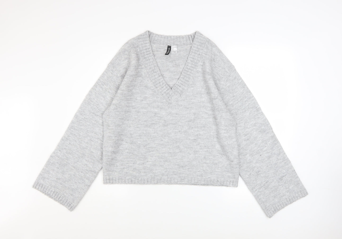 Womens UK Size S H&M Grey Pullover Jumper