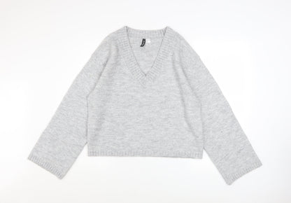 Womens UK Size S H&M Grey Pullover Jumper