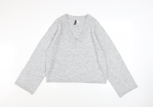 Womens UK Size S H&M Grey Pullover Jumper