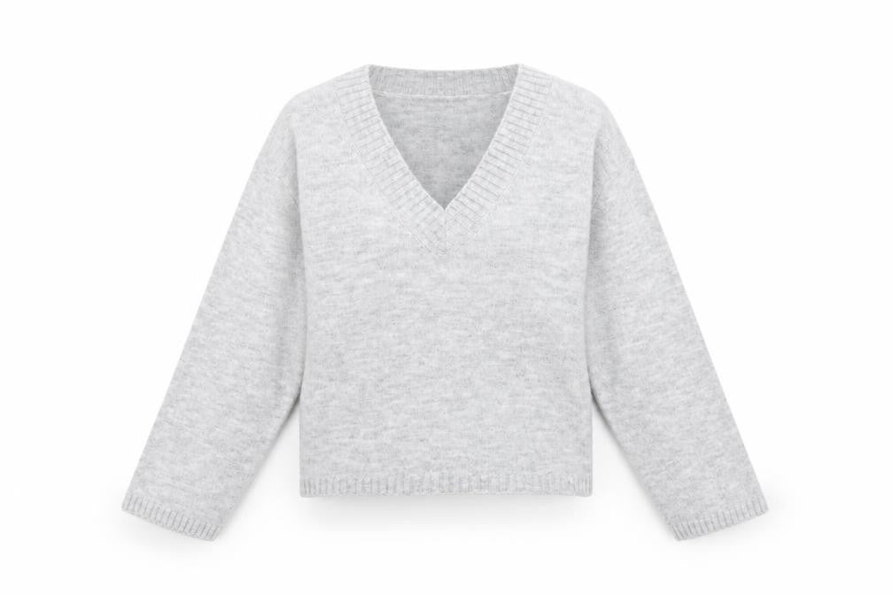 Womens UK Size S H&M Grey Pullover Jumper