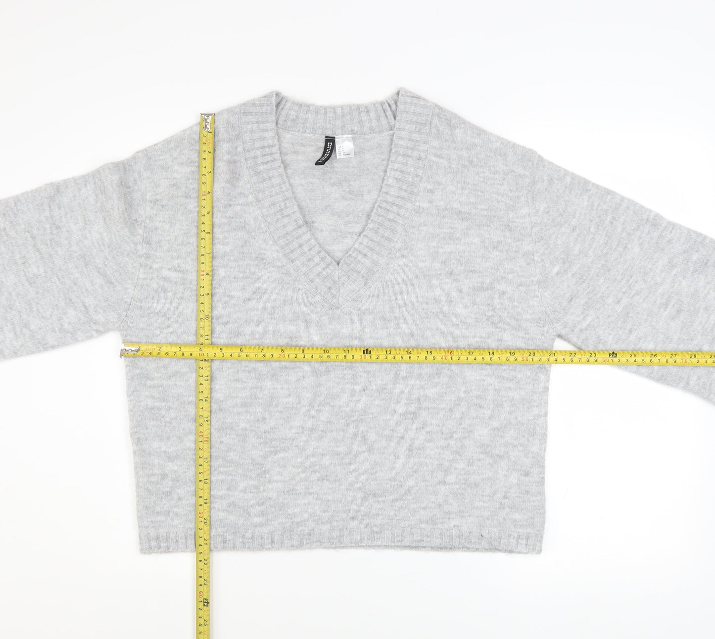 Womens UK Size S H&M Grey Pullover Jumper