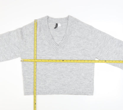 Womens UK Size S H&M Grey Pullover Jumper