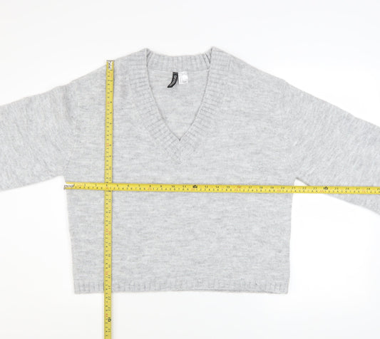 Womens UK Size S H&M Grey Pullover Jumper