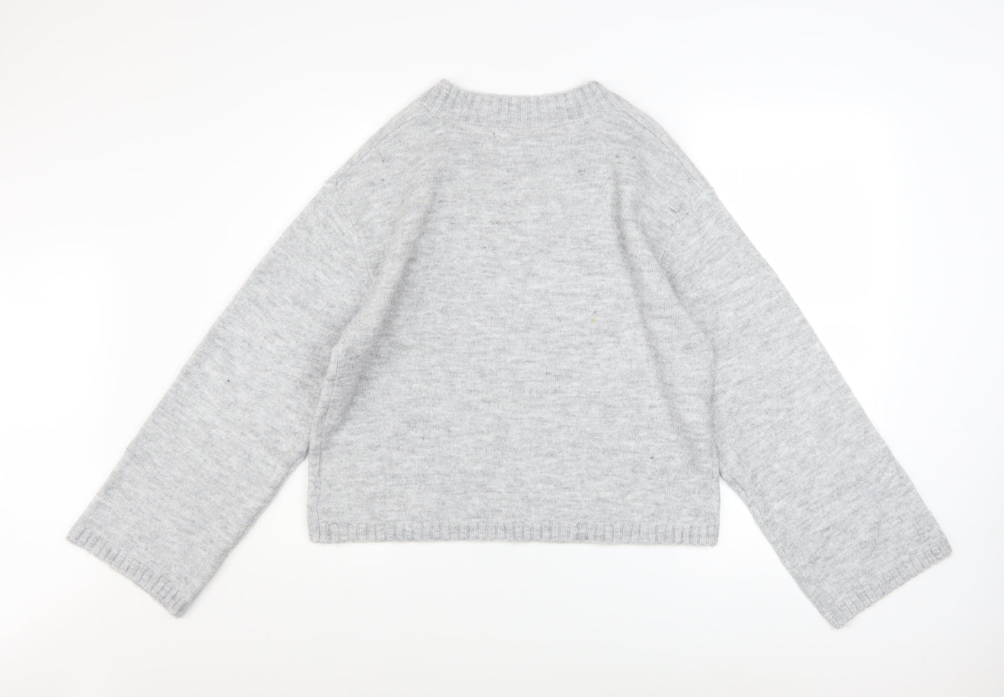 Womens UK Size S H&M Grey Pullover Jumper