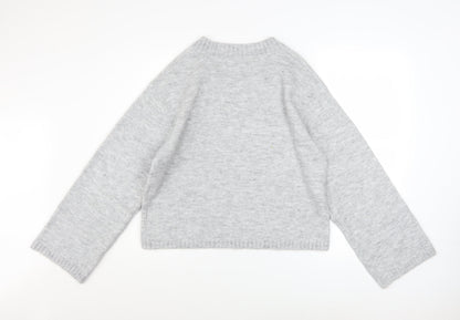 Womens UK Size S H&M Grey Pullover Jumper