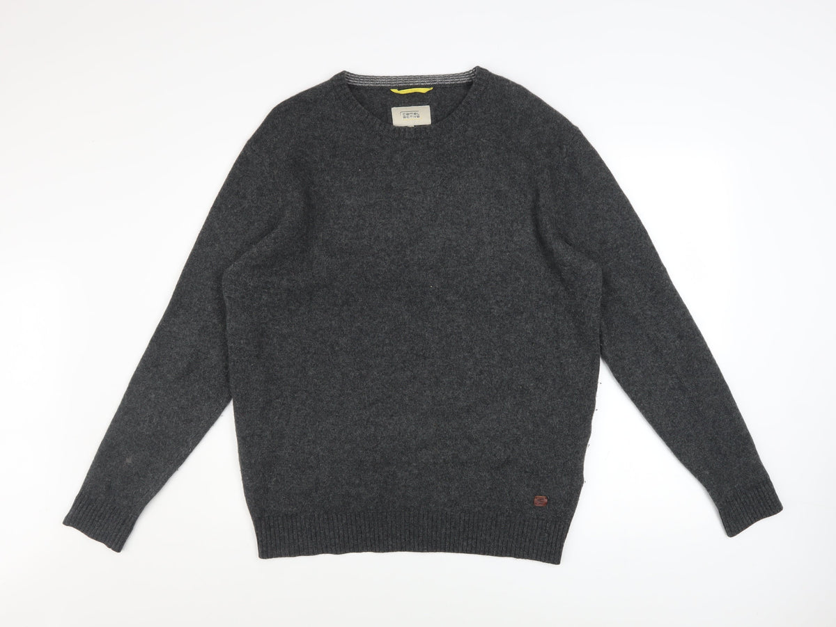 Mens UK Size XL Camel Active Grey Pullover Jumper