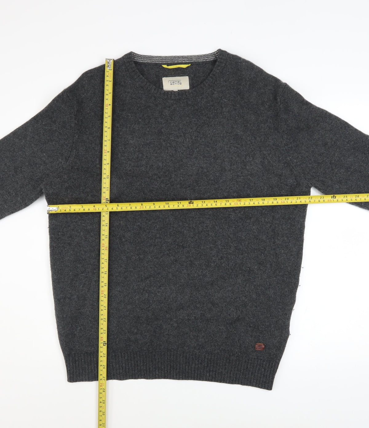 Mens UK Size XL Camel Active Grey Pullover Jumper