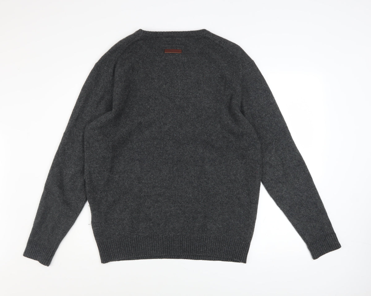 Mens UK Size XL Camel Active Grey Pullover Jumper