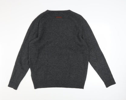Mens UK Size XL Camel Active Grey Pullover Jumper