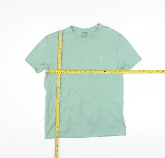 Boys UK Size XS Ralph Lauren Green Basic T-Shirt