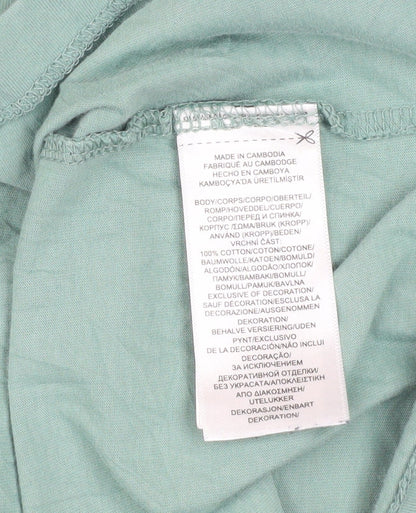 Boys UK Size XS Ralph Lauren Green Basic T-Shirt