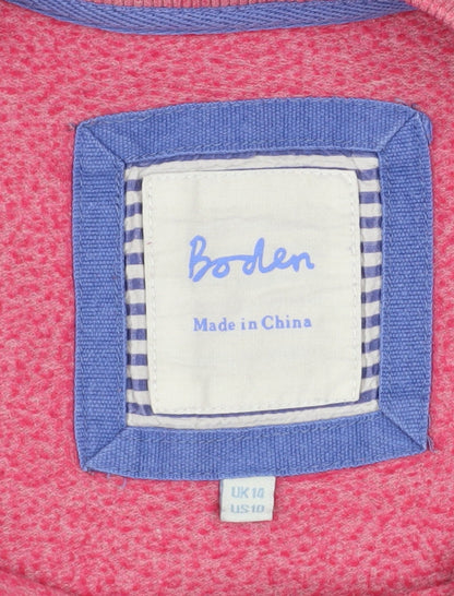 Womens UK Size 10 Boden Pink Pullover Sweatshirt