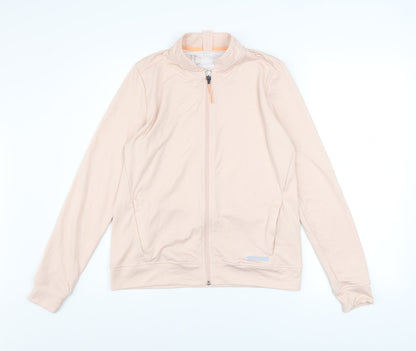 Womens UK Size 10 DECATHLON Beige Running & Jogging Gym & Training Yoga Jacket