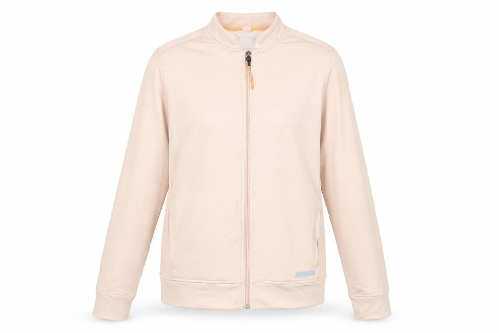 Womens UK Size 10 DECATHLON Beige Running & Jogging Gym & Training Yoga Jacket