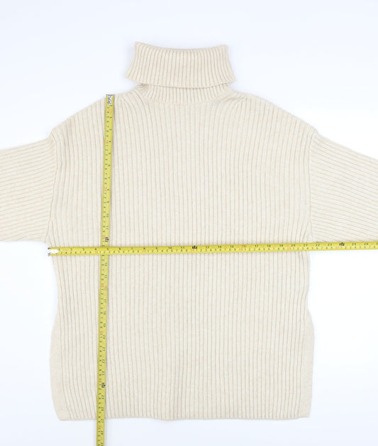 Womens UK Size S H&M Beige Pullover Jumper