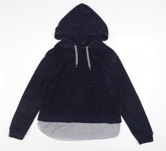 Womens UK Size M Klass Blue Pullover Hoodie