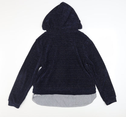 Womens UK Size M Klass Blue Pullover Hoodie