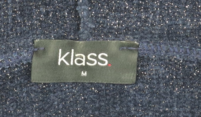 Womens UK Size M Klass Blue Pullover Hoodie