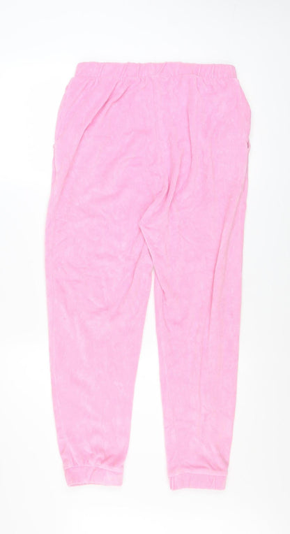 Womens UK Size 12 Zara Regular Fit Jogger Pink Trousers