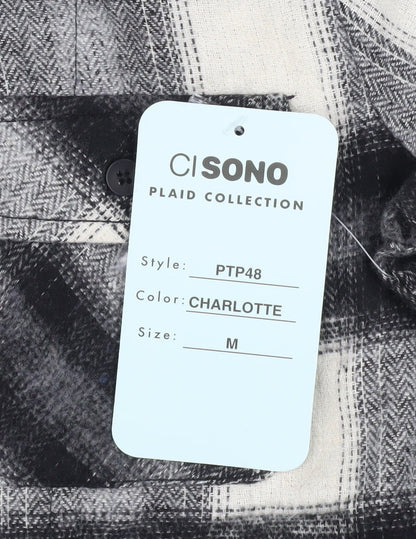 Womens UK Size M CISONO Black Shirt Jacket