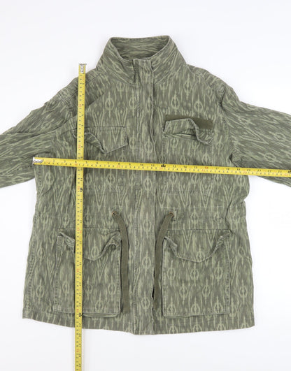 Womens UK Size 10 Marks and Spencer Green Military Jacket