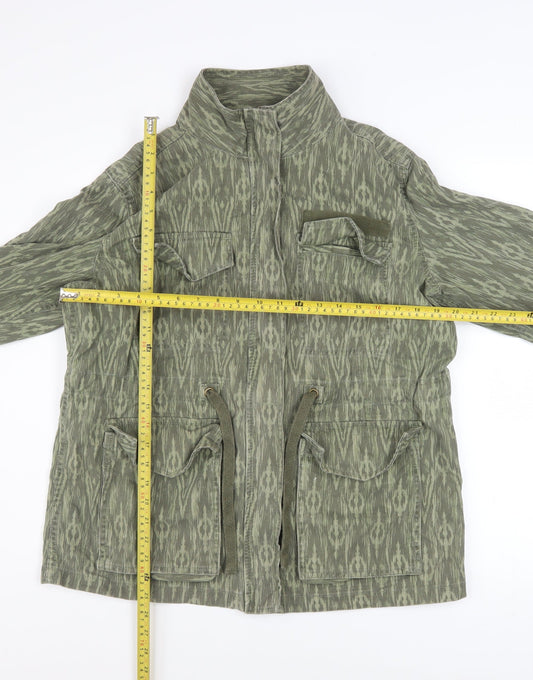 Womens UK Size 10 Marks and Spencer Green Military Jacket