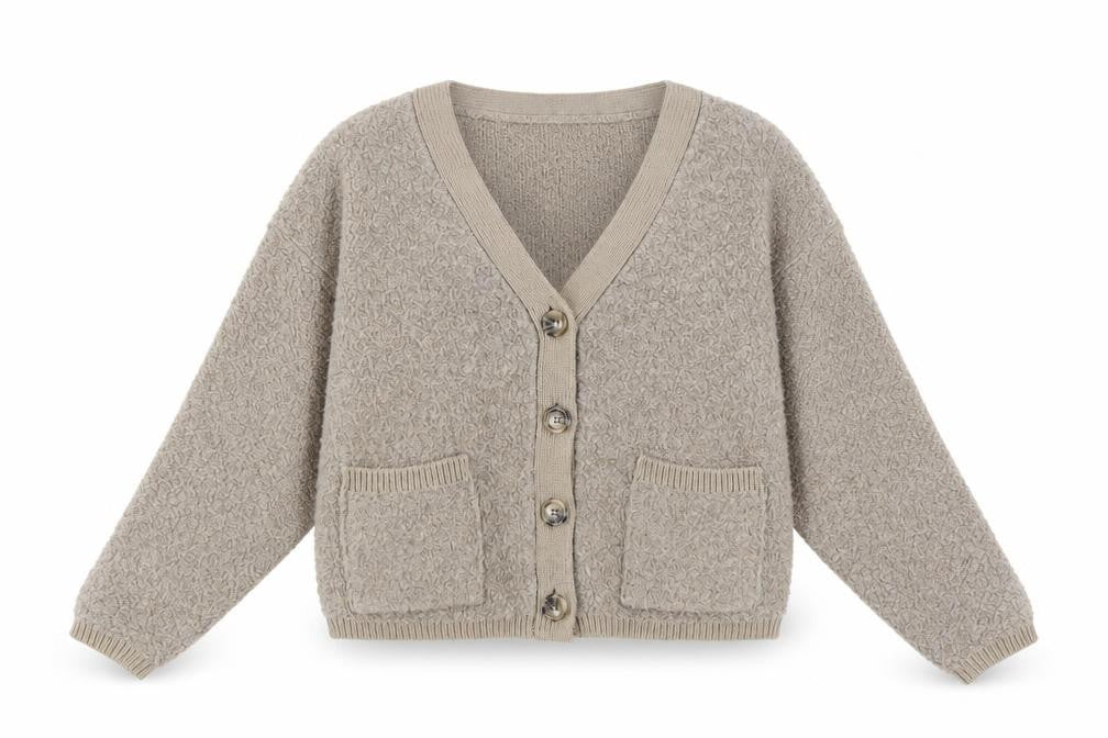 Womens UK Size L Marks and Spencer Beige Cardigan Jumper