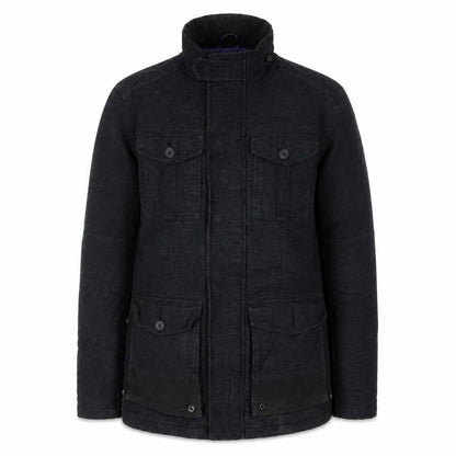 Mens UK Size S Easy Black Military Jacket