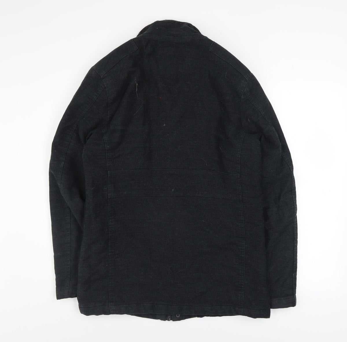 Mens UK Size S Easy Black Military Jacket
