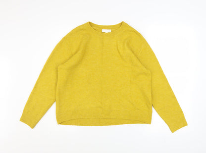 Womens UK Size S H&M Yellow Pullover Jumper